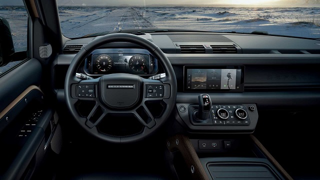 2021 Land Rover Defender V8 cabin